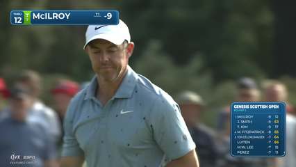 Rory McIlroy | Round 2 | 12th hole | Shot 5 | 2026 Genesis Scottish Open