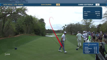 Sam Burns | Round 3 | 14th hole | Shot 1 | 2026 THE PLAYERS