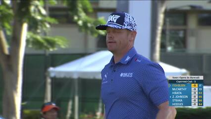 Patrick Fishburn | Round 2 | 9th hole | Shot 4 | 2025 Sony Open