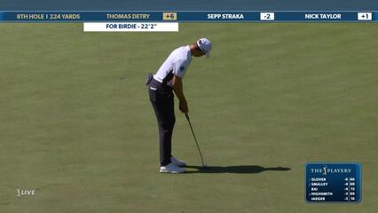 Thomas Detry | Round 1 | 8th hole | Shot 3 | 2025 THE PLAYERS