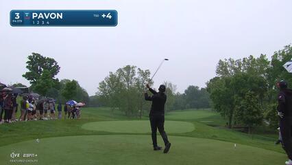 Matthieu Pavon | Round 2 | 3rd hole | Shot 1 | 2025 the Memorial