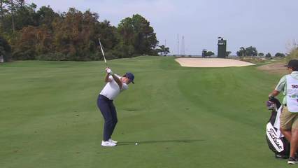 Davis Thompson | Round 2 | 10th hole | Shot 2 | 2025 The RSM Classic