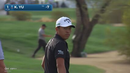 Kevin Yu | Round 4 | 4th hole | Shot 3 | 2025 WM Phoenix Open