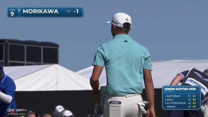 Collin Morikawa | Round 2 | 9th hole | Shot 2 | 2025 Genesis Scottish Open
