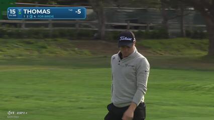 Justin Thomas | Round 4 | 15th hole | Shot 4 | 2025 AT&T Pebble Beach