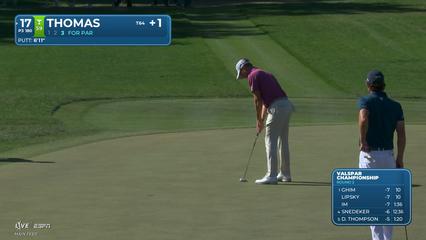 Justin Thomas | Round 2 | 17th hole | Shot 3 | 2026 Valspar