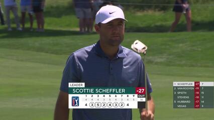 Scottie Scheffler | Round 4 | 8th hole | Shot 4 | 2025 THE CJ CUP