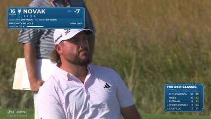 Andrew Novak | Round 1 | 16th hole | Shot 2 | 2025 The RSM Classic