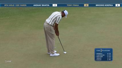 Tony Finau | Round 1 | 8th hole | Shot 3 | 2026 THE PLAYERS