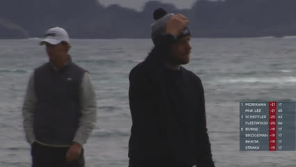 Tommy Fleetwood | Round 4 | 18th hole | Shot 4 | 2026 AT&T Pebble Beach