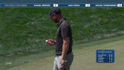 Daniel Berger | Round 2 | 5th hole | Shot 5 | 2026 THE PLAYERS