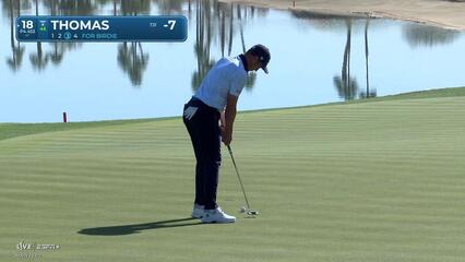 Justin Thomas | Round 2 | 18th hole | Shot 4 | 2025 The American Express