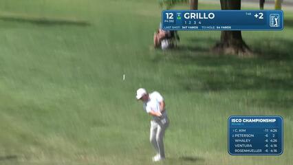 Emiliano Grillo | Round 3 | 12th hole | Shot 2 | 2025 ISCO Championship