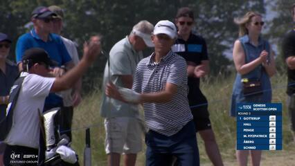 Martin Couvra | Round 3 | 16th hole | Shot 3 | 2025 Genesis Scottish Open