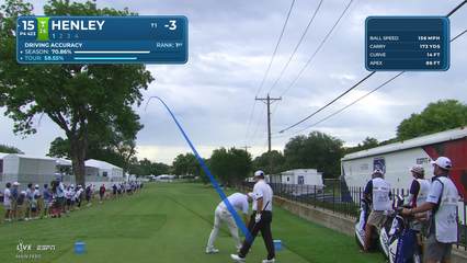 Russell Henley | Round 1 | 15th hole | Shot 1 | 2026 Charles Schwab