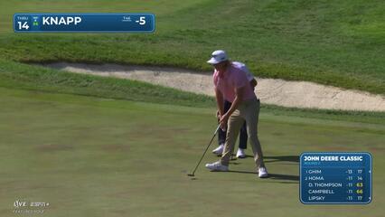 Jake Knapp | Round 2 | 14th hole | Shot 4 | 2025 John Deere