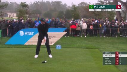 Rory McIlroy | Round 3 | 10th hole | Shot 1 | 2025 AT&T Pebble Beach