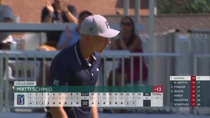 Matti Schmid | Round 3 | 17th hole | Shot 5 | 2025 Charles Schwab