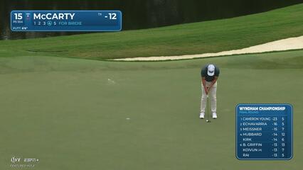 Matt McCarty | Round 4 | 15th hole | Shot 4 | 2025 Wyndham