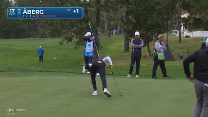 Ludvig Åberg | Round 1 | 17th hole | Shot 5 | 2025 AT&T Pebble Beach