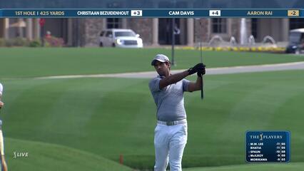 Aaron Rai | Round 2 | 1st hole | Shot 2 | 2025 THE PLAYERS