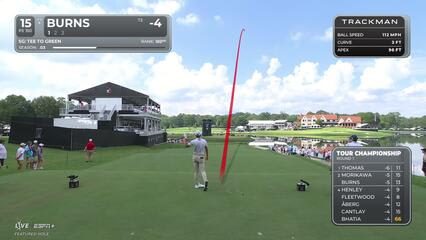 Sam Burns | Round 1 | 15th hole | Shot 1 | 2025 TOUR Championship