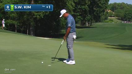 Si Woo Kim | Round 4 | 8th hole | Shot 4 | 2026 Truist Championship