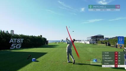 Keith Mitchell | 2023 AT&T Pebble Beach | Round 4 | 17th hole | Shot 1