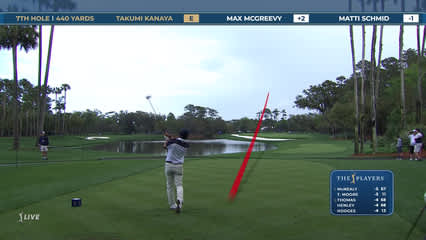 Takumi Kanaya | Round 1 | 7th hole | Shot 1 | 2026 THE PLAYERS