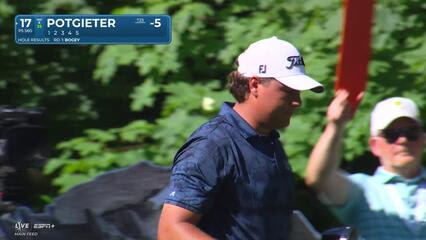 Aldrich Potgieter | Round 2 | 17th hole | Shot 1 | 2025 John Deere