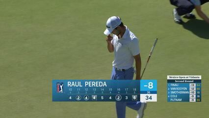 Raul Pereda | 2023 Mexico Open | Round 2 | 18th hole | Shot 6