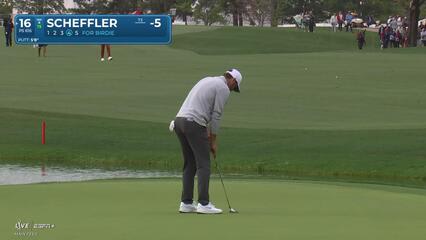 Scottie Scheffler | Round 2 | 16th hole | Shot 4 | 2025 Houston Open
