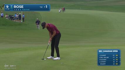 Justin Rose | Round 2 | 9th hole | Shot 4 | 2025 RBC Canadian