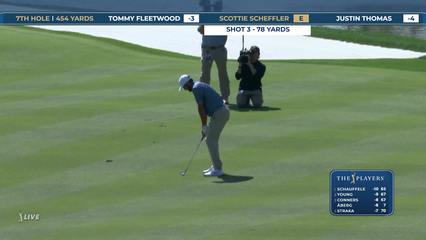 Scottie Scheffler | Round 2 | 7th hole | Shot 3 | 2026 THE PLAYERS