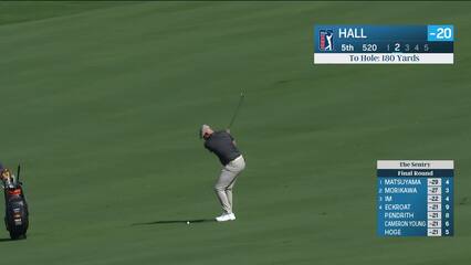 Harry Hall | Round 4 | 5th hole | Shot 2 | 2025 The Sentry