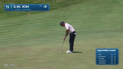Si Woo Kim | Round 3 | 14th hole | Shot 3 | 2025 John Deere
