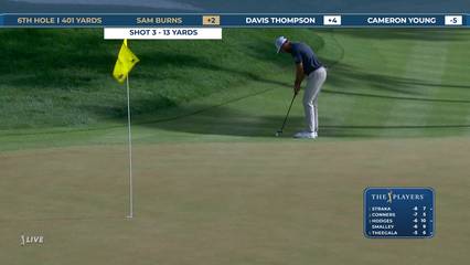 Sam Burns | Round 2 | 6th hole | Shot 4 | 2026 THE PLAYERS