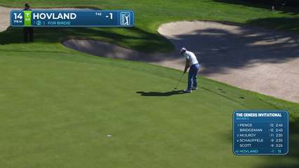 Viktor Hovland | Round 3 | 14th hole | Shot 3 | 2026 The Genesis