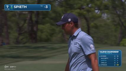 Jordan Spieth | Round 4 | 7th hole | Shot 4 | 2025 Valspar