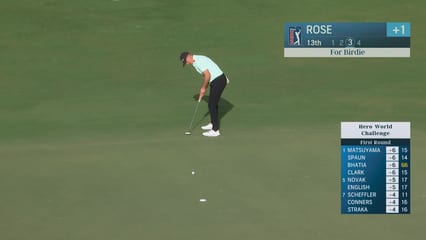 Justin Rose | Round 1 | 13th hole | Shot 3 | 2025 Hero World Challenge