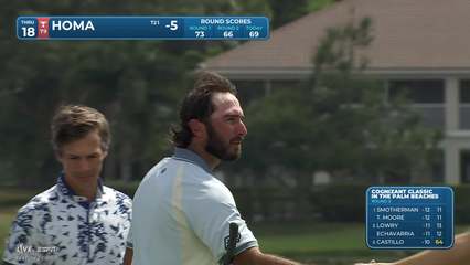 Max Homa | Round 3 | 18th hole | Shot 4 | 2026 Cognizant Classic