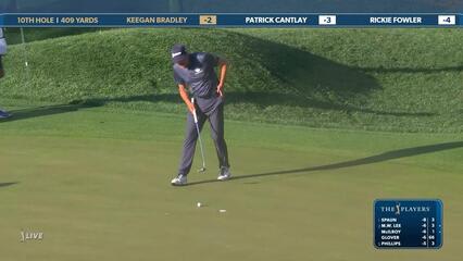 Keegan Bradley | Round 2 | 10th hole | Shot 5 | 2025 THE PLAYERS