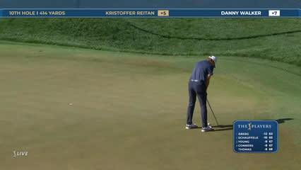 Kristoffer Reitan | Round 3 | 10th hole | Shot 5 | 2026 THE PLAYERS