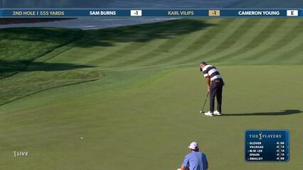 Karl Vilips | Round 1 | 2nd hole | Shot 4 | 2025 THE PLAYERS