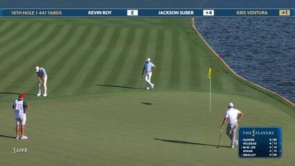 Kristoffer Ventura | Round 1 | 18th hole | Shot 4 | 2025 THE PLAYERS