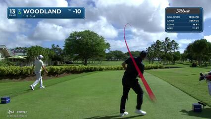 Gary Woodland | Round 4 | 13th hole | Shot 1 | 2025 Sony Open