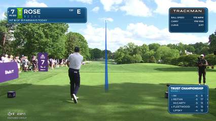Justin Rose | Round 1 | 7th hole | Shot 1 | 2026 Truist Championship