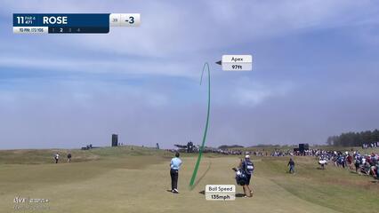 Justin Rose | Round 3 | 11th hole | Shot 2 | 2025 Genesis Scottish Open
