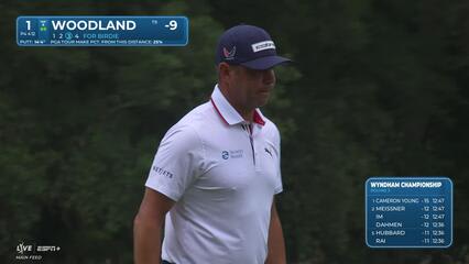 Gary Woodland | Round 3 | 1st hole | Shot 3 | 2025 Wyndham