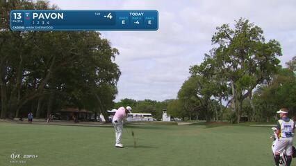 Matthieu Pavon | Round 4 | 13th hole | Shot 2 | 2025 RBC Heritage